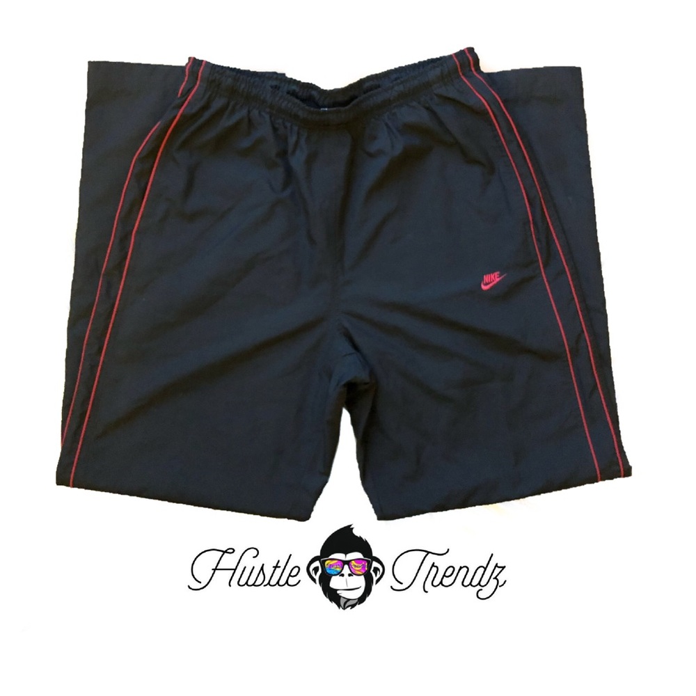 Men’s Black Red Nike Sweatpants Size Large
